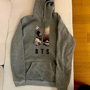 BTS grey sweatshirt. Hardly worn. Soft.